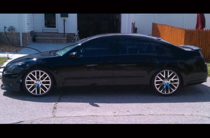 NISSAN MAXIMA DONINGTON GUN METAL MACHINED FACE